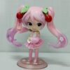 Hatsune Miku cherry hair anime figure – فیگور انیمه هاتسونه میکو با موهای گیلاسی بلند، سایز ۱۵ سانت، توپر و باکیفیت، کمیاب و کلکسیونی