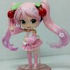 Hatsune Miku cherry hair anime figure – فیگور انیمه هاتسونه میکو با موهای گیلاسی بلند، سایز ۱۵ سانت، توپر و باکیفیت، کمیاب و کلکسیونی