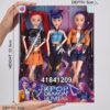 ست ۳ عددی عروسک موزیکال K-Pop Demon Hunters با جعبه، شامل شخصیت‌های رومی، میرا و زویی، مفصلی و دارای ساز