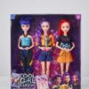 پک ۳ عددی عروسک موزیکال K-POP Demon Hunters مدل Cool Girl Classic با لباس فانتزی، موهای رنگی و مفاصل حرکتی