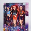 ست ۳ عددی عروسک موزیکال شکارچیان شیاطین کی پاپ K-POP شامل رومی، زویی و میرا در جعبه اصلی