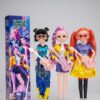 K-Pop Demon Hunters Musical Doll Set 48cm عروسک موزیکال K-Pop Demon Hunters مدل رومی، زویی و میرا با قد ۴۸ سانتیمتر، مفصلی، دارای نور، موسیقی، گیتار و جعبه کادویی.